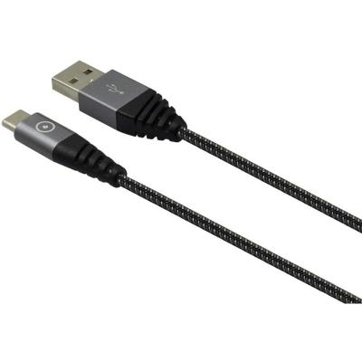 Cable USB 2.0 Muvit Tiger TGUSC0002/ USB Tipo-C Macho - USB