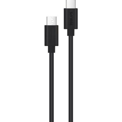 Cable USB 2.0 Tipo-C Philips DLC3104C/ USB Tipo-C Macho - USB