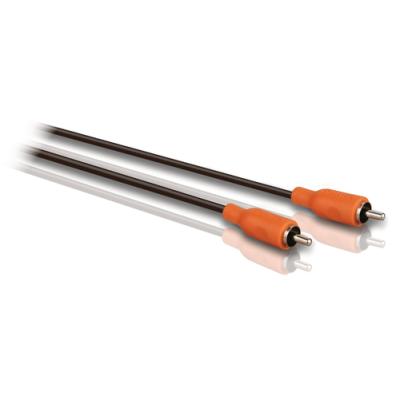 CABLE DE AUDIO COAXIAL NARANJA - 2 METROS