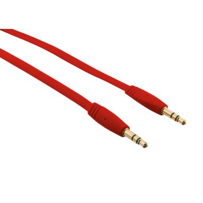 CABLE PLANO ESTÉREO TRUST URBAN RED - CONECTORES JACK 3.5MM