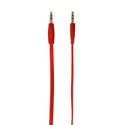 CABLE PLANO ESTÉREO TRUST URBAN RED - CONECTORES JACK 3.5MM