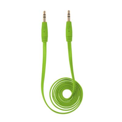 CABLE PLANO ESTÉREO TRUST URBAN LIME GREEN - CONECTORES JACK