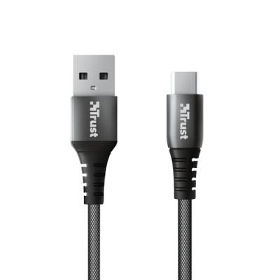 Cable USB 2.0 Trust Keyla 23571/ USB Macho - USB Tipo-C Macho/