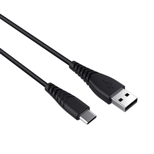 Cable USB 2.0 Trust Gaming GXT 226/ USB Macho - USB Tipo-C Macho/ 3m/ Negro