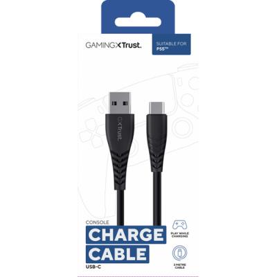 Cable USB 2.0 Trust Gaming GXT 226/ USB Macho - USB Tipo-C