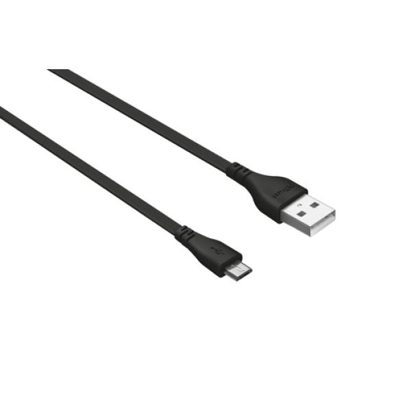 Cable USB 2.0 Urban Revolt 20135/ MicroUSB Macho - USB Macho/ 1m/ Negro