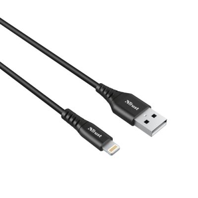 Cable USB 2.0 Trust Ndura 23566/ USB Macho - Lightning Macho/