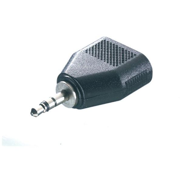 Adaptador Estéreo Vivanco 46064/ Jack 3.5 Macho - 2x Jack 3.5 Hembra