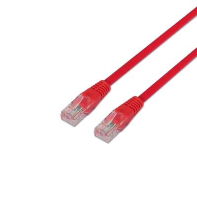 Cable de Red RJ45 UTP Aisens A133-0206 Cat.5e/ 1m/ Rojo