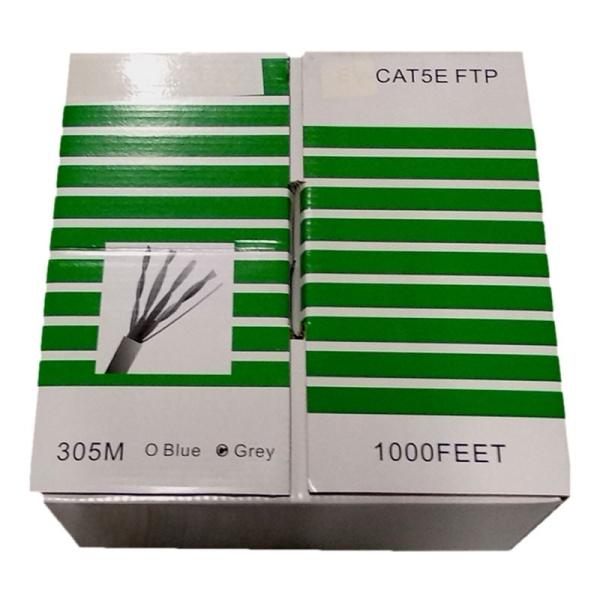 BOBINA CABLE FTP CAT 5E 305M SVEON SVBOB-005 - COBRE - CABLE DE CONEXIÓN ETHERNET CON ALIVIO DE TENSIÓN MOLDEADO