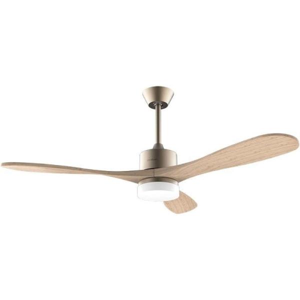 Ventilador de Techo Cecotec EnergySilence Aero 5290 Golden Pro/ 35W/ 3 Aspas 132cm/ 5 velocidades