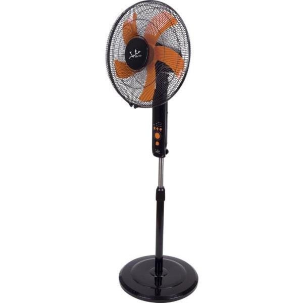 VENTILADOR DE PIE JATA VP3045 - 50W - 4 ASPAS - DIÁMETRO 40CM - 3 VELOCIDADES - ALTURA REGULABLE - CABEZAL INCLINABLE - BASE RED