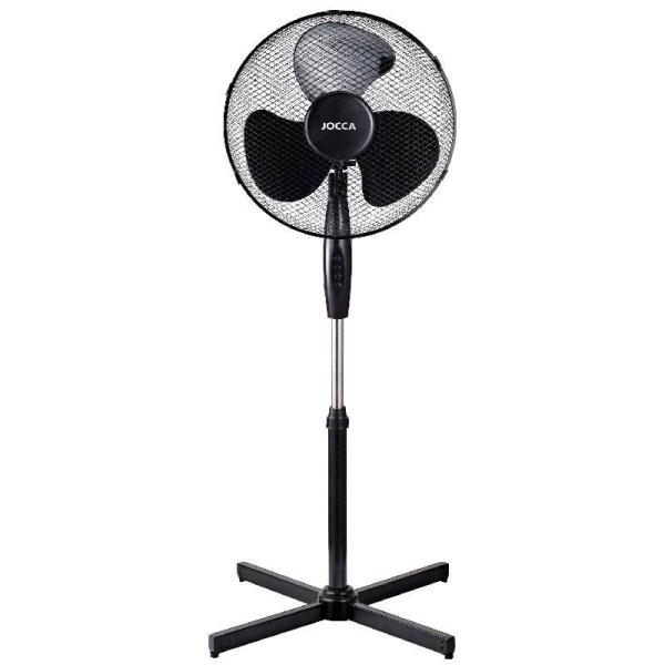 Ventilador de Pie Jocca 1463N/ 40W/ 3 Aspas 40cm/ 3 velocidades