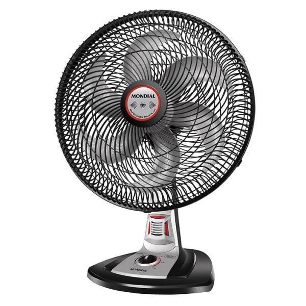 VENTILADOR ANTIMOSQUITOS MONDIAL VTRP02 TURBO TECH FAN - 85W - 6 ASPAS - 40CM - 3 VELOCIDADES - COMPATIBLE CON LA MAYORÍA DE PAS