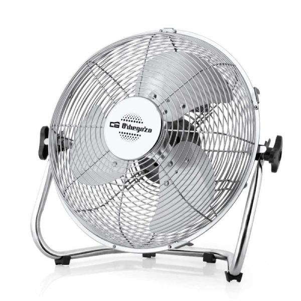 VENTILADOR DE SUELO INDUSTRIAL ORBEGOZO POWER FAN PW 0581 - 155W - ASPAS 50CM - 3 VELOCIDADES - ASA TRANSPORTE - SEGURIDAD ANTIV