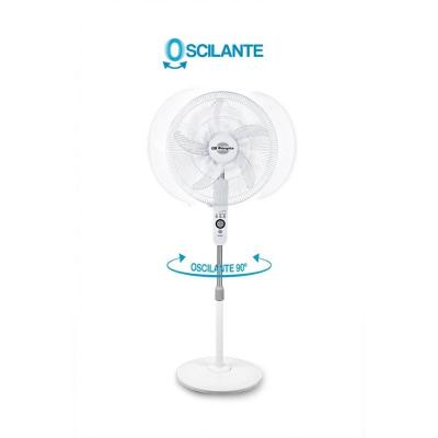 Ventilador de Pie Orbegozo SF 0247/ 55W/ 5 Aspas 45cm/ 3