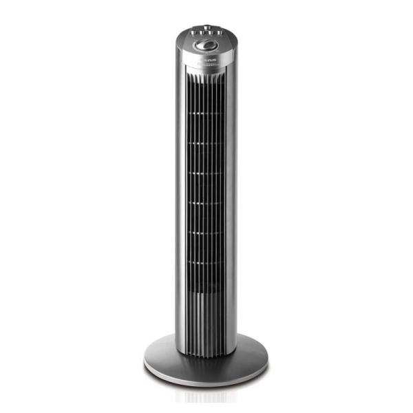 VENTILADOR DE TORRE TAURUS BABEL 45W 3 VELOCIDADES SILENCIOSO FUNCIÓN OSCILACIÓN TEMPORIZADOR 2H PLATA