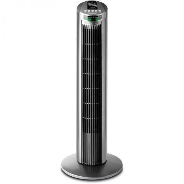 VENTILADOR DE TORRE TAURUS BABEL RC 45W 3 VELOCIDADES SILENCIOSO FUNCIÓN OSCILACIÓN MANDO A DISTANCIA TEMPORIZADOR 7.5H PLATA