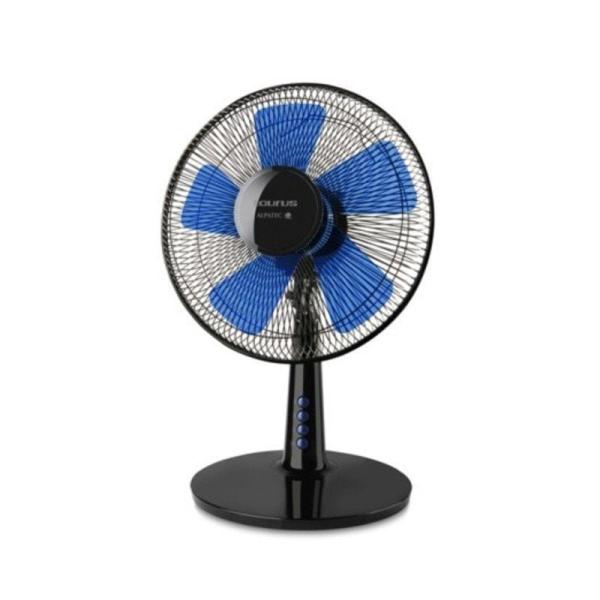 VENTILADOR DE SOBREMESA TAURUS BOREAL ELEGANCE 12 - 40W - 3 VELOCIDADES - OSCILACIÓN - 5 HÉLICES - ASA - REJILLA EXTRAIBLE