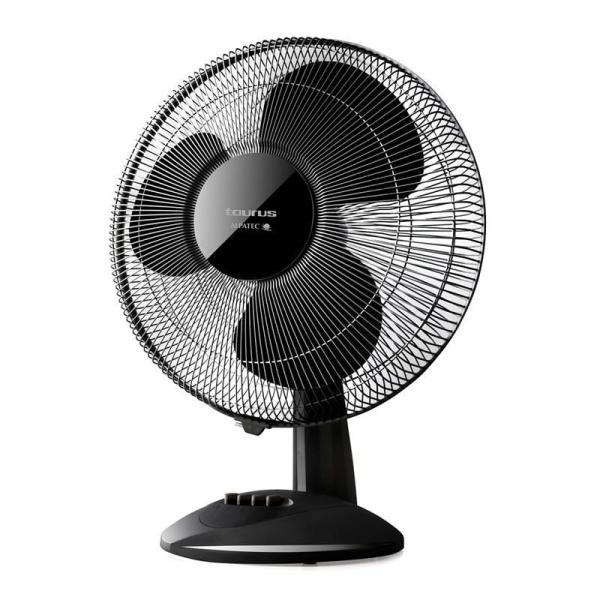 VENTILADOR DE SOBREMESA TAURUS GRECO 16 ELEGANCE - 40W - 3 ASPAS - Ø40CM - 3 VELOCIDADES - BASE CON PIES ANTIDESLIZANTES