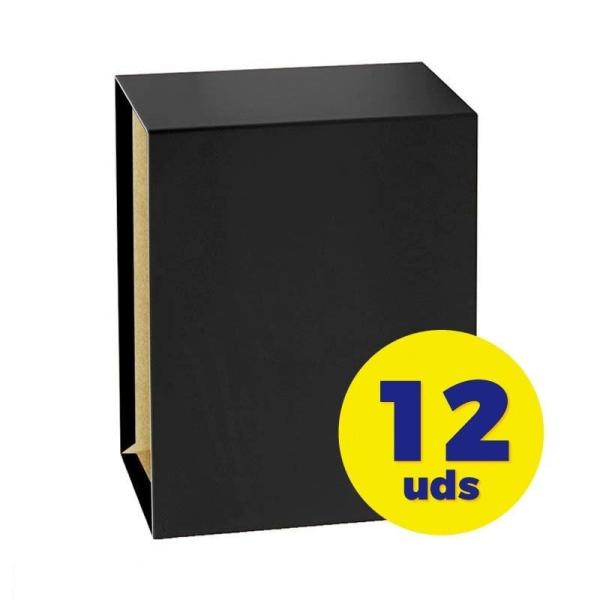 Cajas para Archivador Grafoplás 07171310/ Folio 296 x 355 x 86mm/ 12 unidades/ Negro