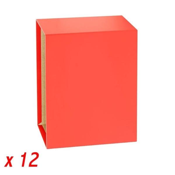 Cajas para Archivador Grafoplás 07171451/ A4 280 x 320 x 86mm/ 12 unidades/ Roja