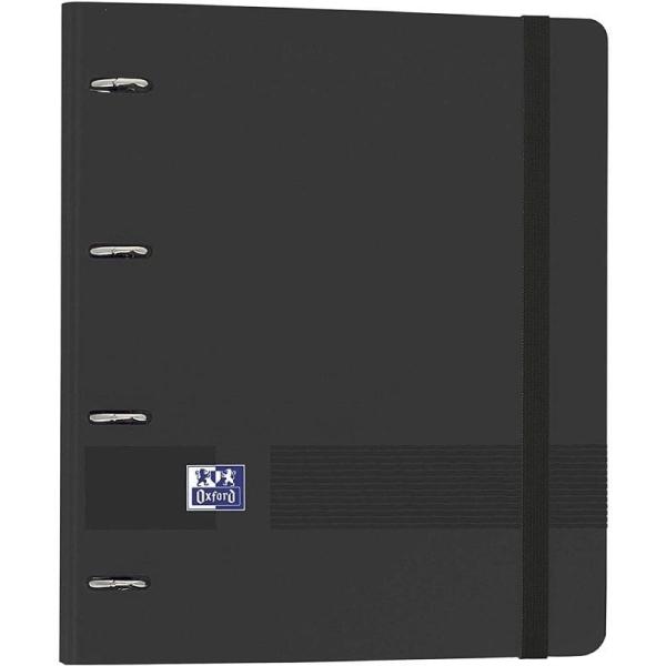 Archivador Carpeblock con Recambio Oxford Live & Go EuropeanBinder 400119071/ A4+/ 100 Hojas/ Negro