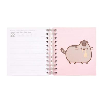 AGENDA ESCOLAR ERIK ADPM1917 DP M PUSHEEN GOLD - 14*16CM -