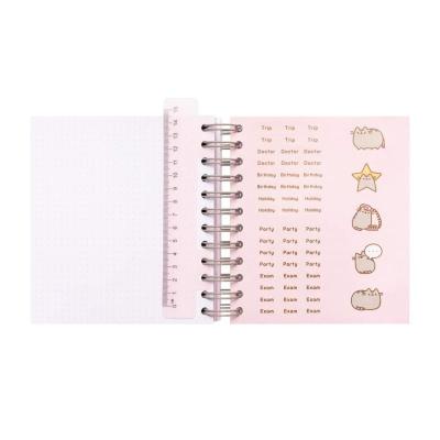 AGENDA ESCOLAR ERIK ADPM1917 DP M PUSHEEN GOLD - 14*16CM -