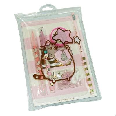 SET PAPELERÍA ERIK PUSS4045 PUSHEEN ROSE SWEET & SIMPLE -