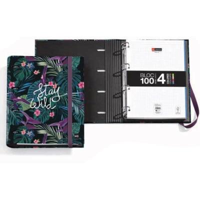 CARPETA BLOC MIQUEL RIUS 14672 STAY WILD MR - A4 - 100 HOJAS