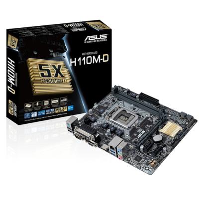 PLACA BASE ASUS H110M-D - SOCKET LGA 1151 - 2XDIMM DDR4 -