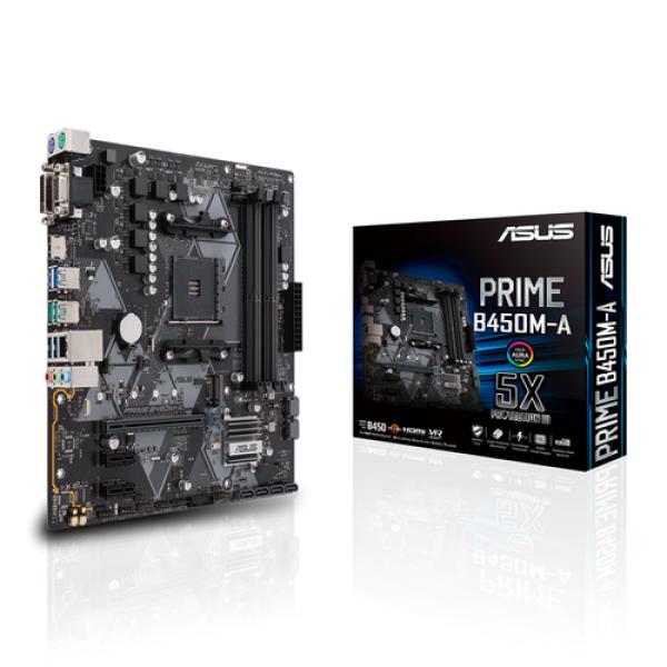 Placa Base Asus Prime B450M-A Socket AM4/ Micro ATX