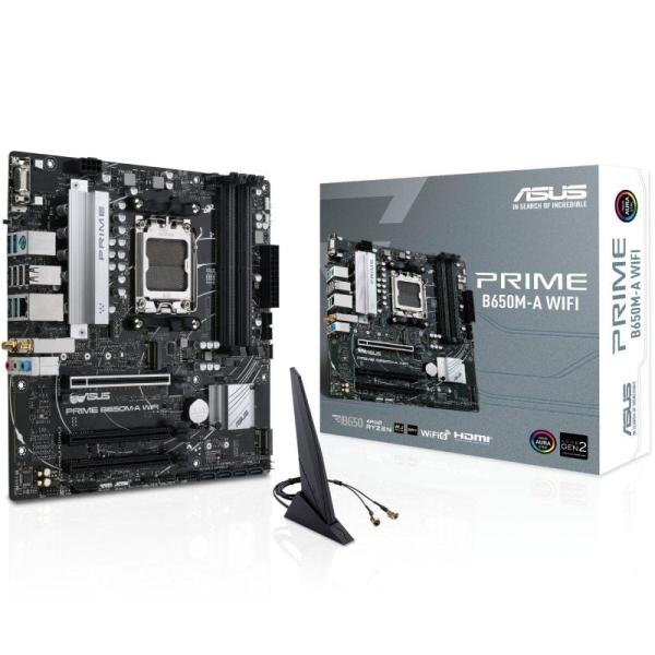 Placa Base Asus Prime B650M-A WIFI Socket AM5/ Micro ATX