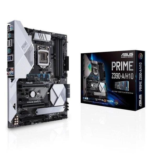 PLACA BASE ASUS PRIME Z390-A/H10 - PARA INTEL CORE 9TH/8TH GEN - SOCKET LGA 1151 - CHIPSET Z390 - 4*DIMM DDR4 - DISPLAYPORT/HDMI