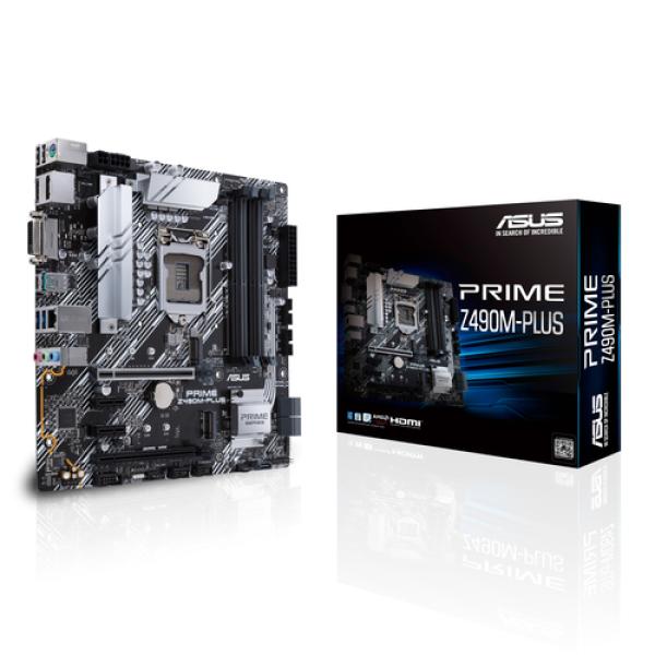 Placa Base Asus Prime Z490M-PLUS Socket 1200/ Micro ATX