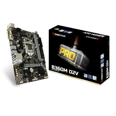 PLACA BASE BIOSTAR B360M D2V - PARA INTEL CORE 8TH/9TH GEN -