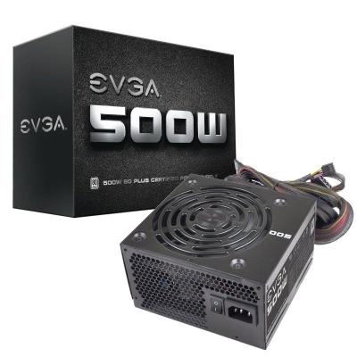 Fuente de Alimentación EVGA 500W/ 500W/ Ventilador 12cm/ 80 Plus