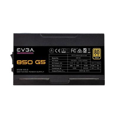 Fuente de Alimentación EVGA 850 G5 Supernova/ 850W/ Ventilador