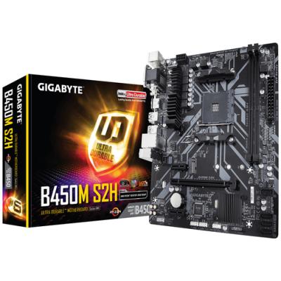 Placa Base Gigabyte B450M S2H Socket AM4/ Micro ATX