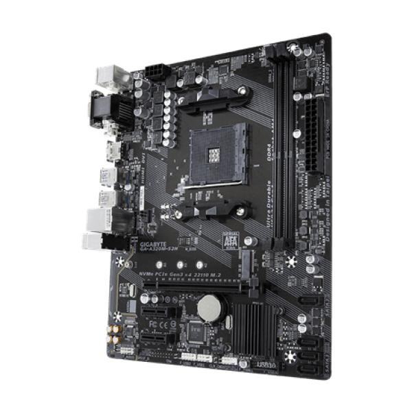 Placa Base Gigabyte A320M-S2H Socket AM4/ Micro ATX