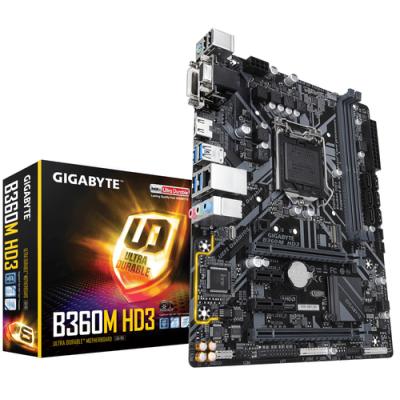 PLACA BASE GIGABYTE B360M-HD3 - PARA INTEL CORE 8TH GEN - SKT