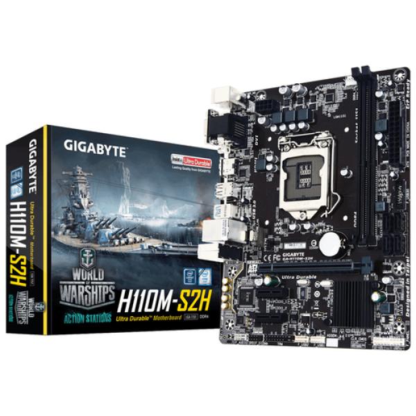 Placa Base Gigabyte GA-H110M-S2H Socket LGA 1151/ Micro ATX