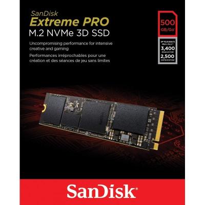 Disco SSD SanDisk Extreme PRO 500GB/ M.2 2280 PCIe