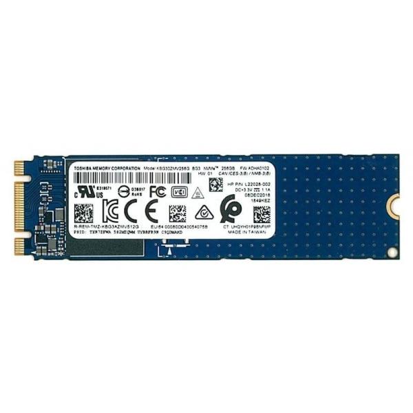 DISCO SÓLIDO TOSHIBA KBG30ZMV256G 256GB - PCIe NVMe 3.0 - M.2 2280 - LECTURA 1000MB/S - ESCRITURA 648MB/S