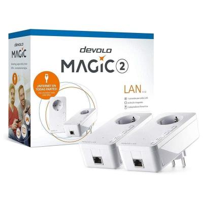 Adaptador Powerline Devolo MAGIC 2 2400Mbps/ Alcance 500m/ Pack