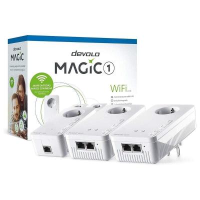 Adaptador Powerline Devolo Magic 1 WiFi 1200Mbps/ Alcance 400m/