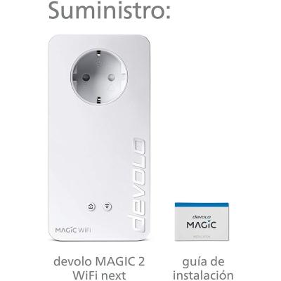 Adaptador Powerline Devolo Magic 2 WiFi Next Single 2400Mbps