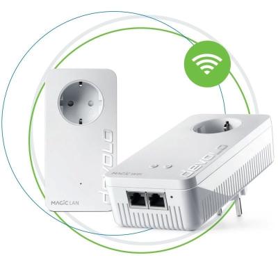 Adaptador Powerline Devolo Magic 2 WiFi next 2400Mbps/ Alcance