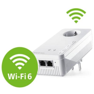 Adaptador Powerline Devolo Magic 2 WiFi 6/ 2400Mbps/ Alcance